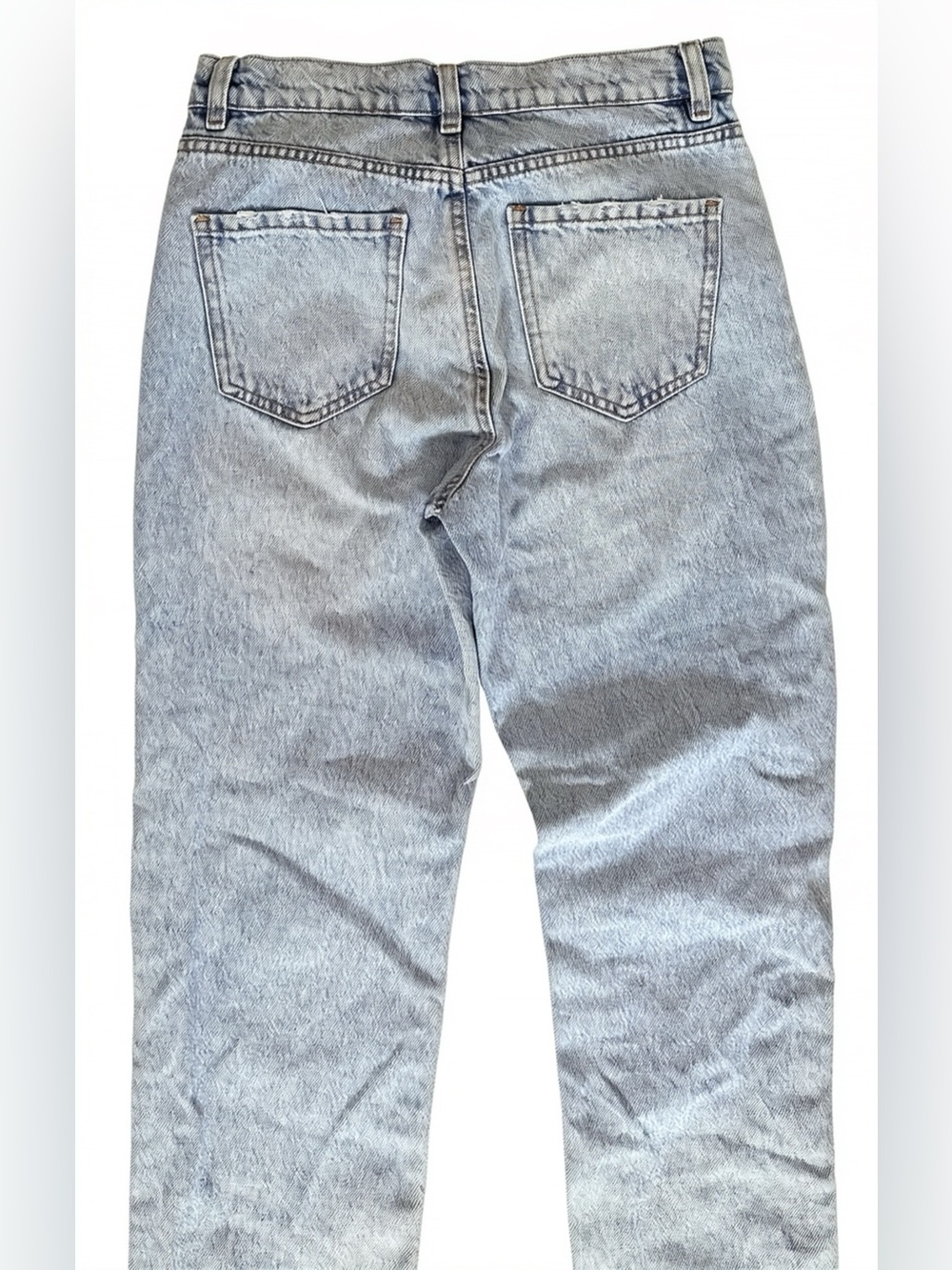 Garage Denim Y2K Vintage Straight Leg Light Wash Womens Jeans | Size 3 - Picture 5 of 5